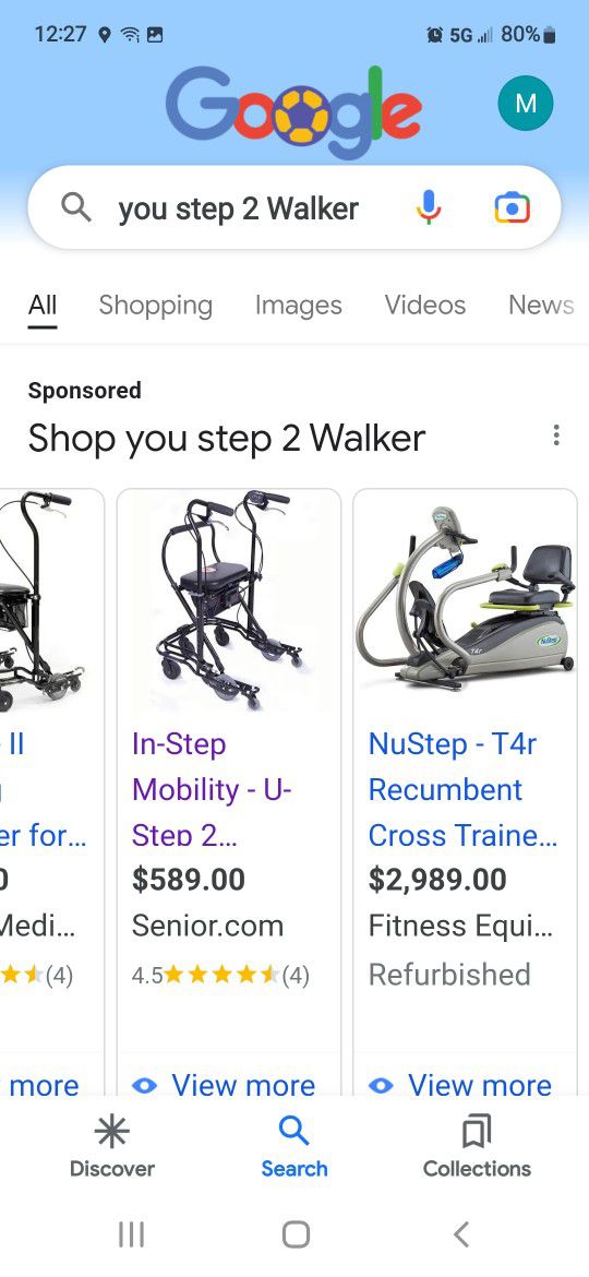 Mobility U Step 2 Walker Medicial Wheeled Walker