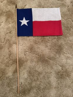 27 Medium Size American And Texas flags