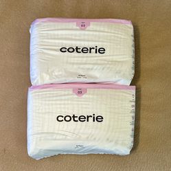 🔥 2 Pack Coterie Diapers Size 3