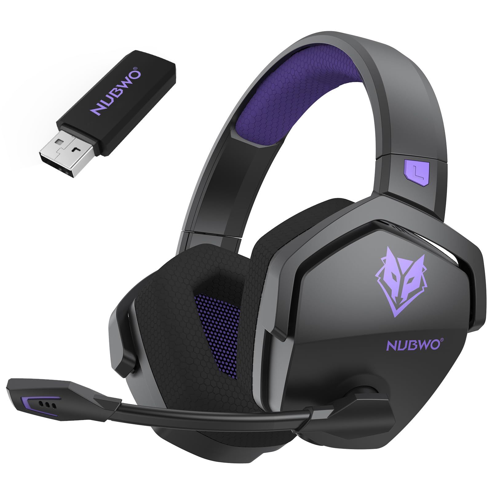 NUBWO G06 Dual Wireless Gaming Headset With Microphone For PS5, PS4, PC