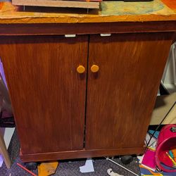 Small Wooden Storage Cabinet / Kitchen Island