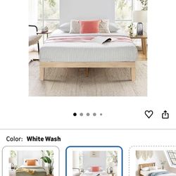 Queen Wood Bed Frame 