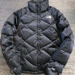 The North Face 550 Fill Goose Down Insulation Quilted Puffer Jacket Womens Size Small