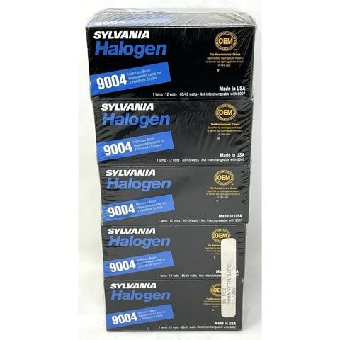 Lot of 10 Sylvania 9004 Halogen Headlight Bulb