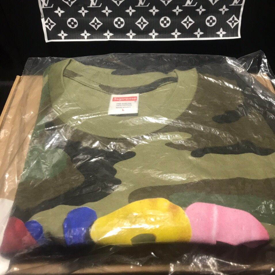 Supreme T-shirt balloons woodland camo men’s large