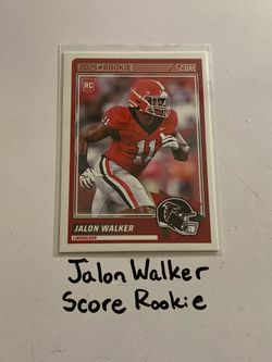 Jalon Walker Atlanta Falcons LB Score Rookie Card.