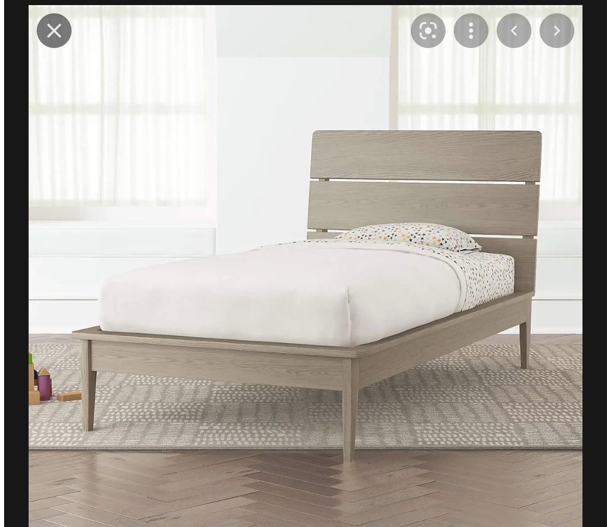 Crate And Barrel Wrightwood Kids Twin Bed