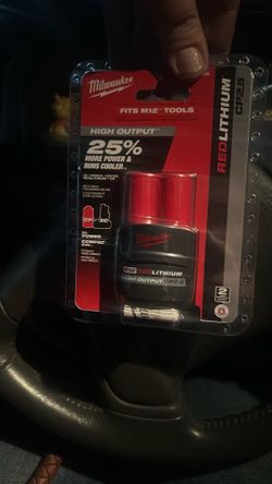 Milwaukee M12 Red Lithium High Output Cp2.5 Battery