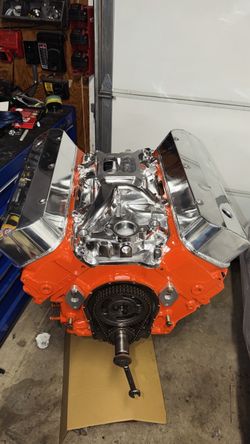 Chevy 454 BBC polished intake manifold