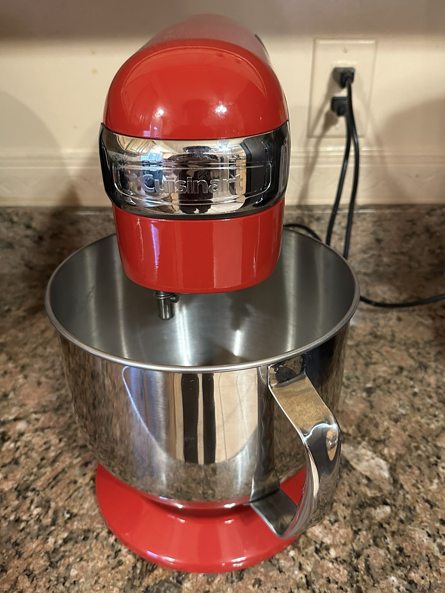 Cuisinart Precision Master 5.5 qt Stand Mixer In Ruby Red