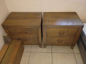 Queen Size Wood Bedset, $700 or best offer