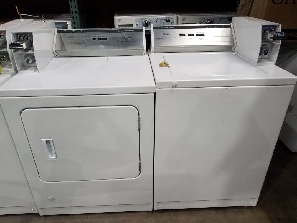 COIN OPERATED WASHER DRYER-WHIRLPOOL🏡WE HAVE DELIVERY AVAILABLE!!