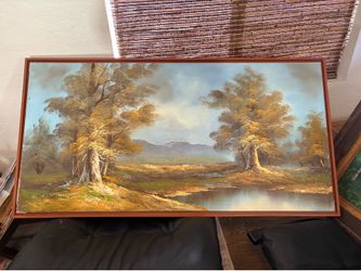 Forest Landscape Painting Phillip Cantrell 49.5x25.5