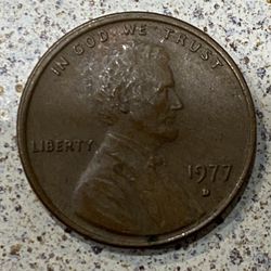 1977 One Cent D