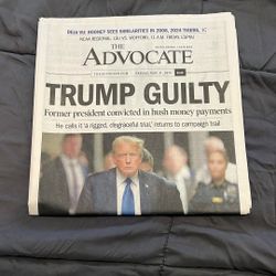 TRUMP GUILTY FULL ADVOCATE ISSUE