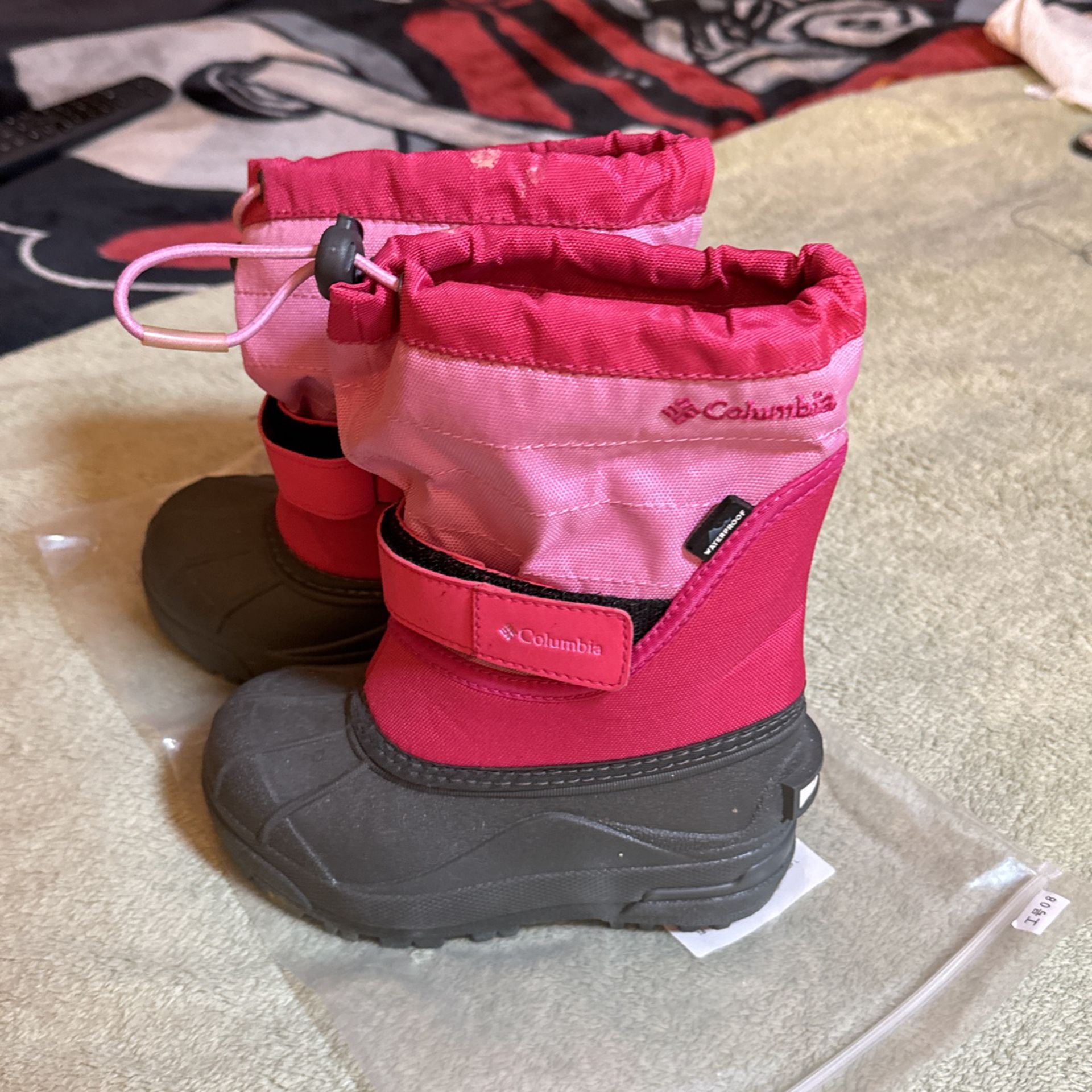 Girls Pink Columbia Boots 