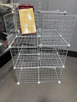 Modular Wire Cube Storage Shelving Unit