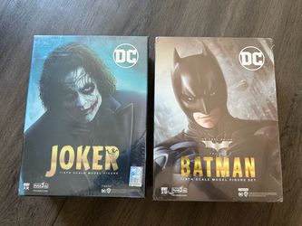 DC Joker & Batman 1/9th Scale Model Figure