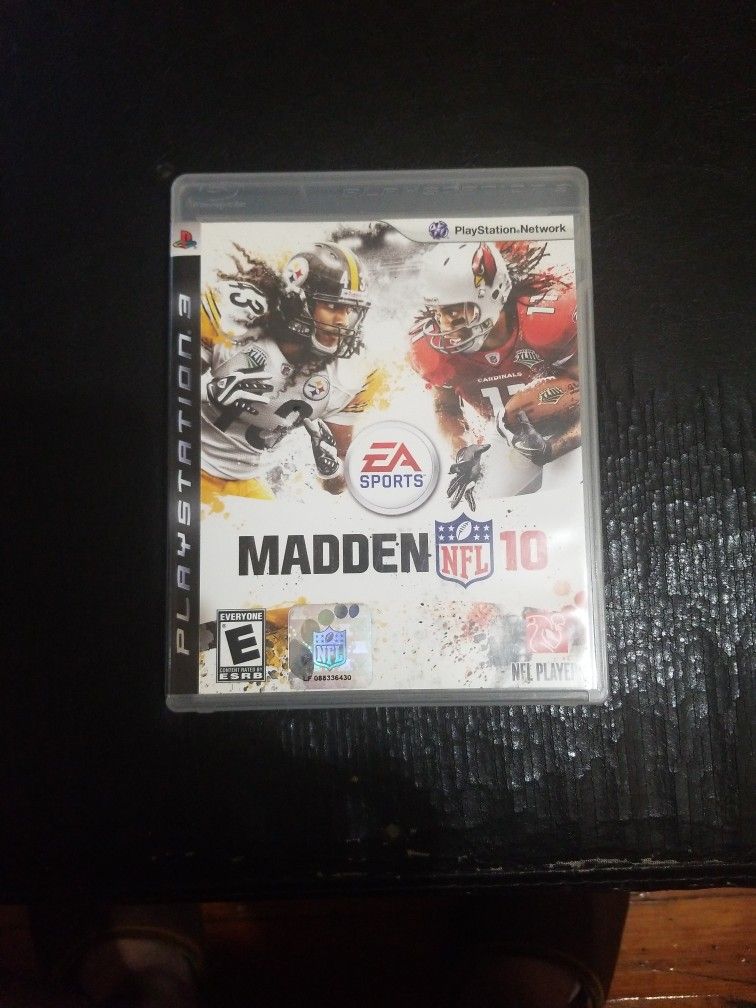 Madden NFL 10 PS3 Video Game