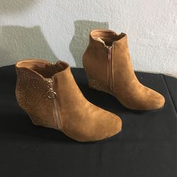 Suede Fashion Boots decorative Zipper 