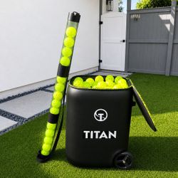 TITAN ONE Pickleball Machine + 100 Balls (Full Setup)