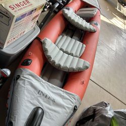  Intex Excursion pro Inflatable Kayak 1 Or 2 Person