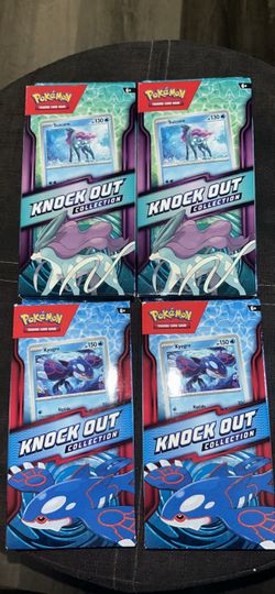 Knock Out Collection Boxes - 2 Suicune and 2 Kyogre