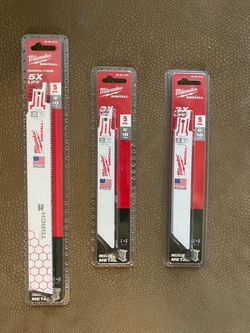 Milwaukee Sawzall Blades 3 sets