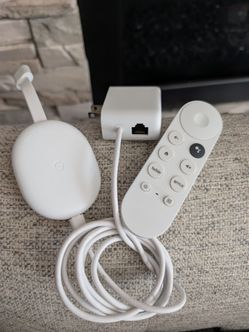 Google TV 4k Chromecast W/ ethernet (4th gen)