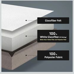 UMIACOUSTICS 4 PCS Acoustic Panels with Hanging Brackets, 2” Thick Fiberglass Sound Proof Panels Removable for Studios, Office, Home Theater Wall- Cha