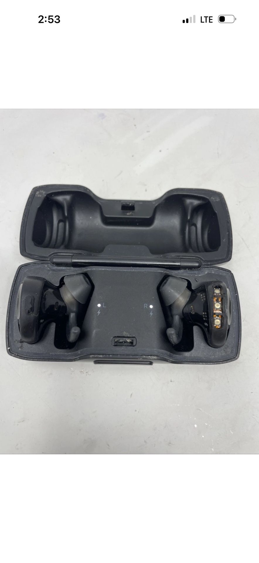 Bose SoundSport Free Wireless Earbuds Headphones Sport Check Photos (L Not Work)