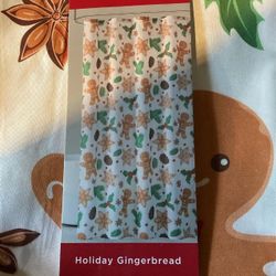 Shower Curtain GingerBread Style
