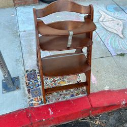 Free Wood High Chair