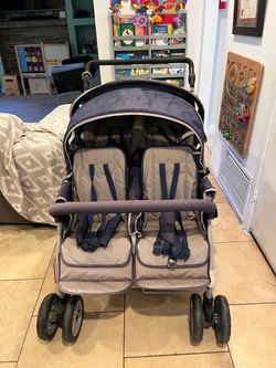 4 people stroller, NAVY BLUE