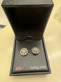 Bridge diamond earrings