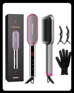 Hair Straightener Brush, MiroPure