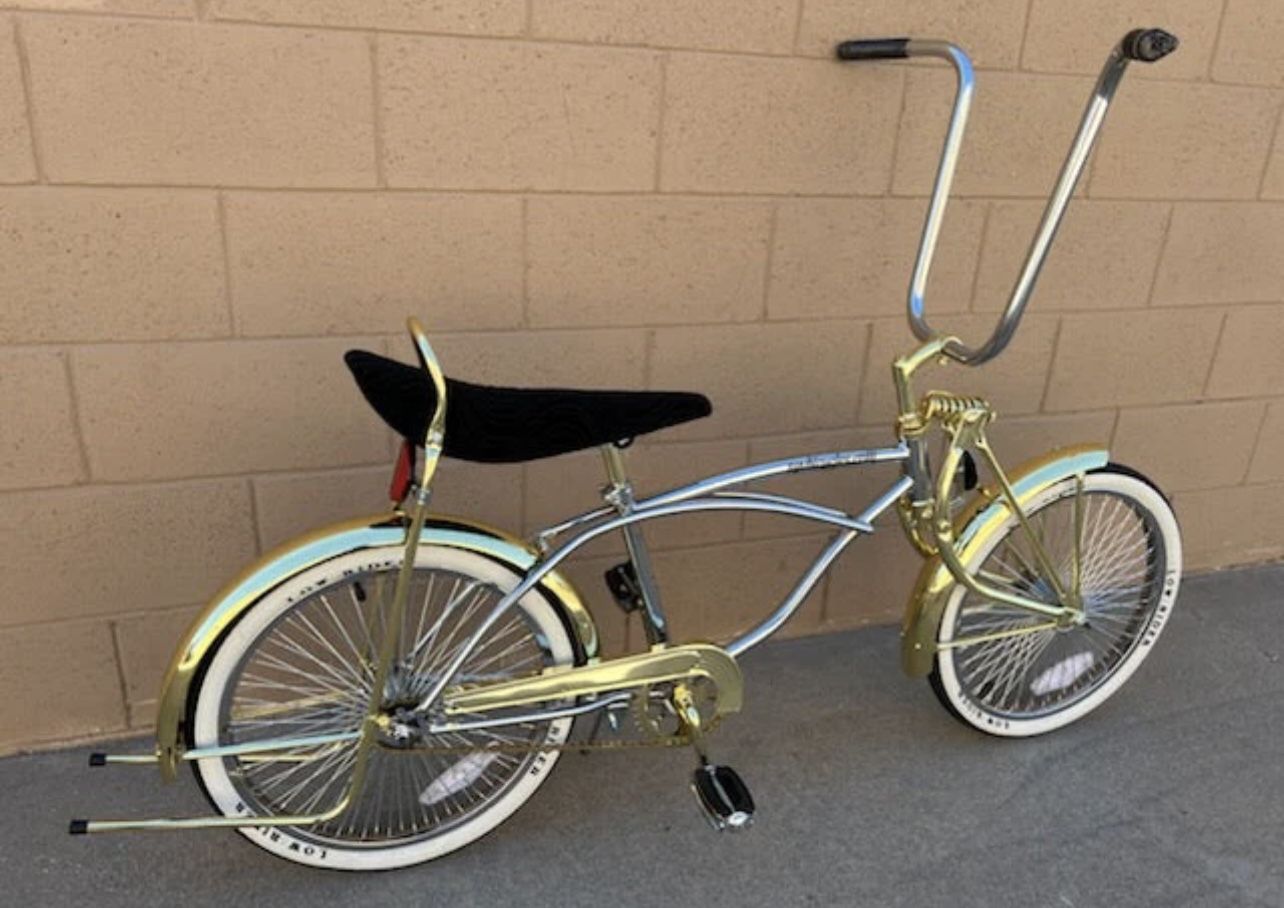 20 Lowrider Chrome/Gold Complete Bike