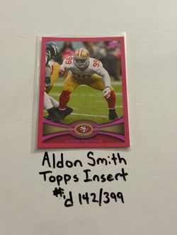 Aldon Smith San Francisco 49ers All-Pro LB Topps Short Print Insert Card. #’d 142/399.