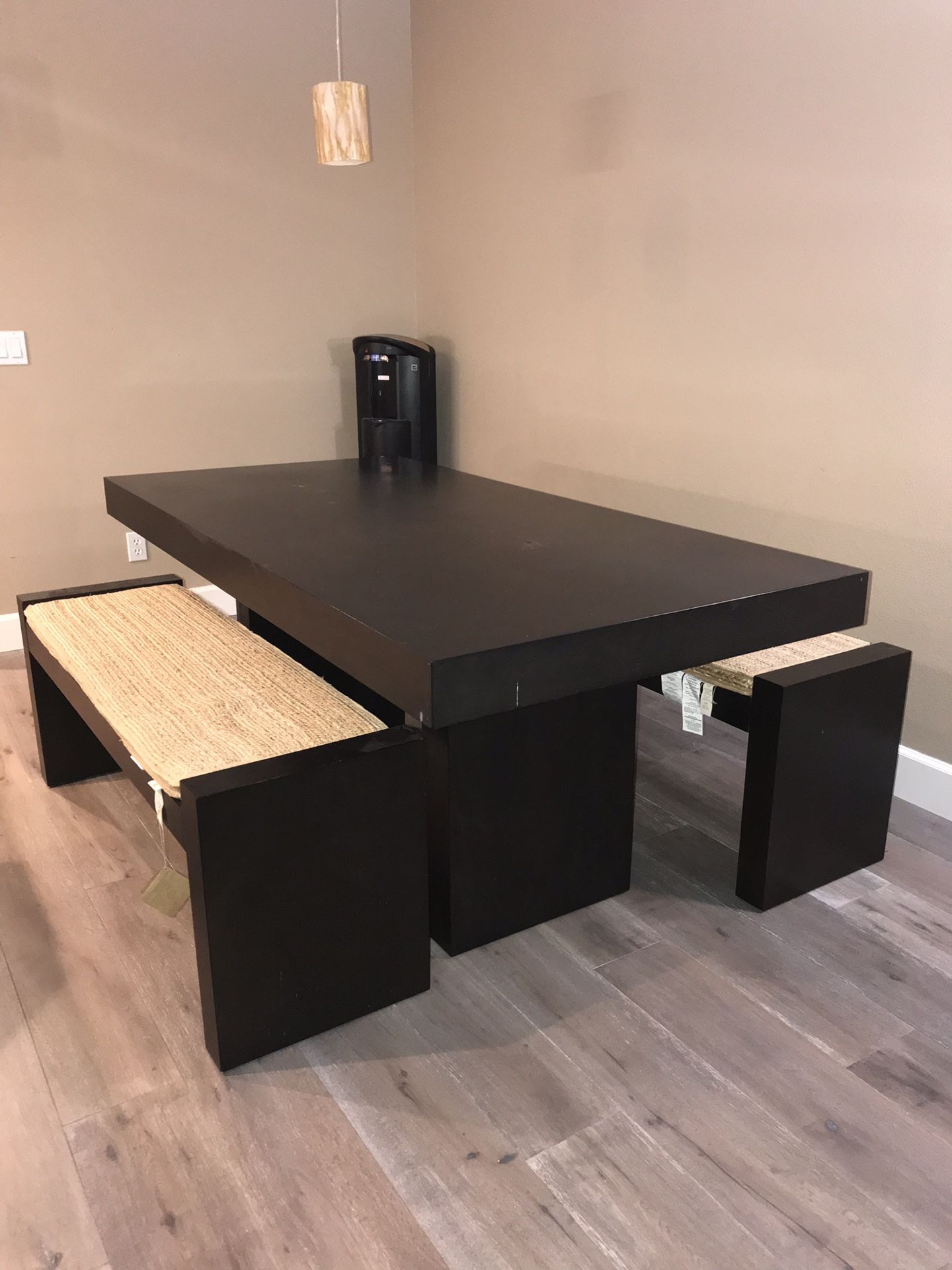 WEST ELM TERRA DINING TABLE + BENCHES - 😍😍🔥🔥👀👀