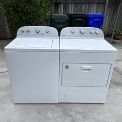 Whirlpool Washer And Dryer Gas Heavy Duty Super Capacity Good Condition Delivered And Installation Available 