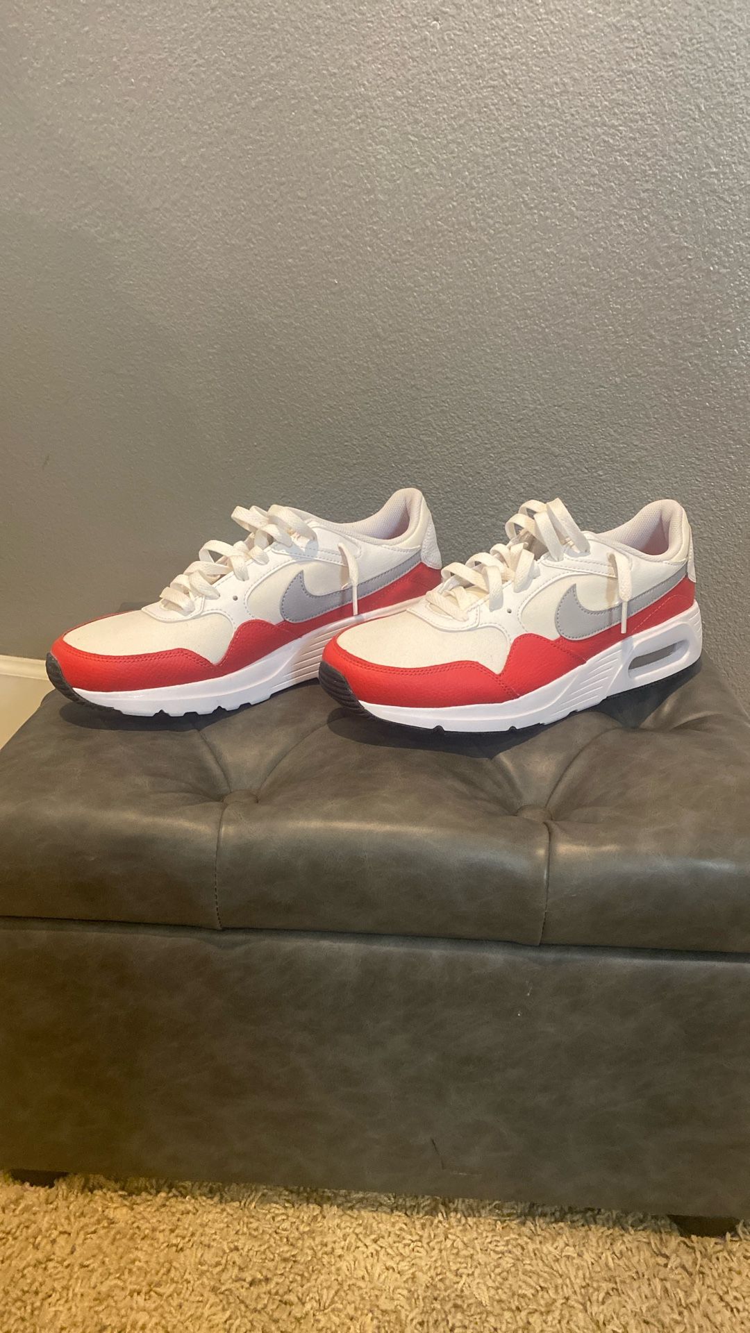 Nike Air Max Sc White, Red, Grey Men’s 10