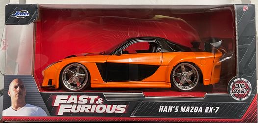 Fast & Furious Hans Mazda RX-7 New 1/24 Scale