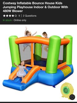 Cost way Inflatable bounce house