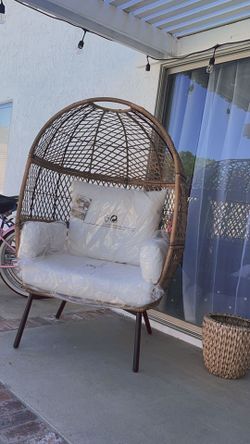 Wicker egg Chair 