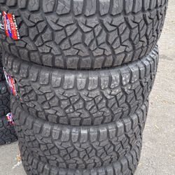 275/55R20 SET OF 4 ALL TERRAIN TIRES WITH INSTALLATION AND BALANCING 