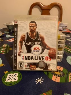 NBA Live 09 PlayStation 3 Game