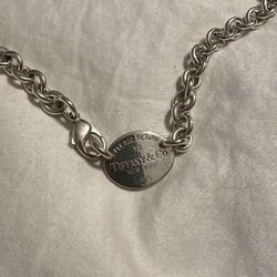 Return to Tiffany® Oval Tag Necklace