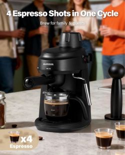 SHARDOR Espresso Machine with Steam Wand