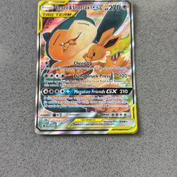 Eevee & Snorlax GX Tag Team (Good Condition)
