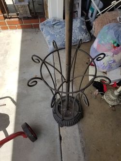 Antique umbrella stand